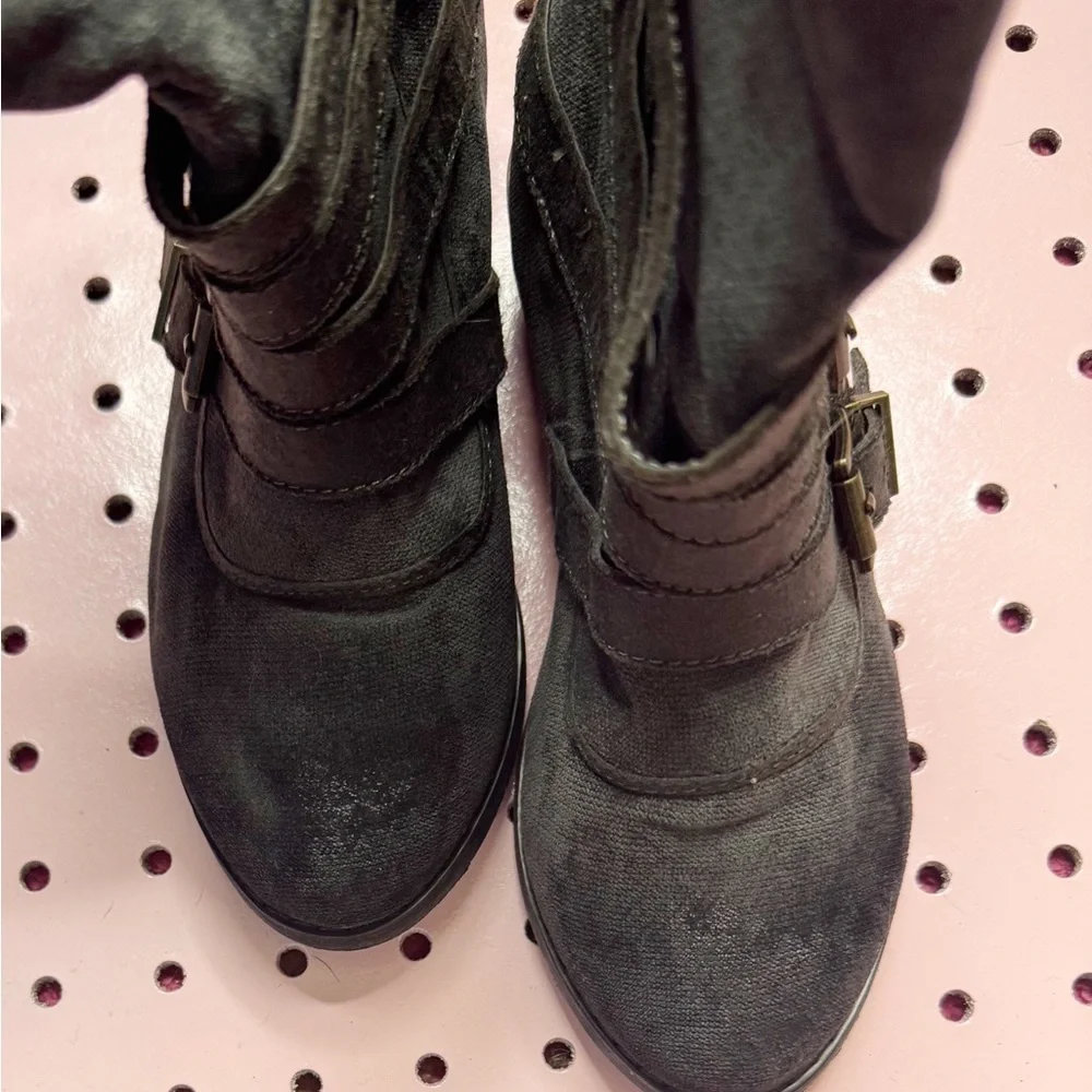 Joyfolie Boots. Size 12. Great Condition. Distressed Look. Buckles. Boho